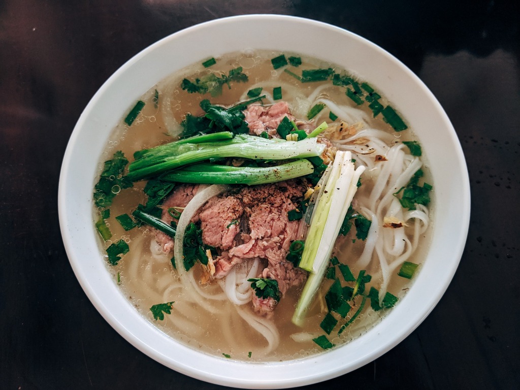 A bowl of pho. Photo by Markus Winkler.